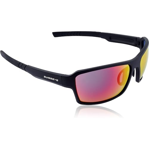 Swiss Eye, Occhiali Da Sole Sportivi Freestyle, Nero (Black Matt)