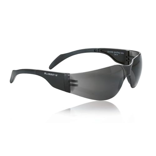 Swiss Eye Outbreak Occhiali Sportivi 142 Mm, Nero/Fumo, 129 Mm
