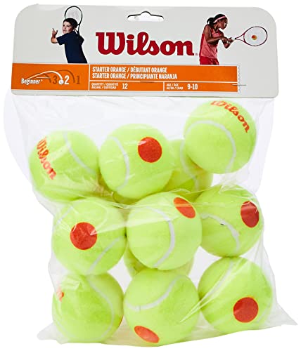 Wilson Starter Orange, Tennis Unisex-Bambini, Giallo/Arancione, 12 Palline