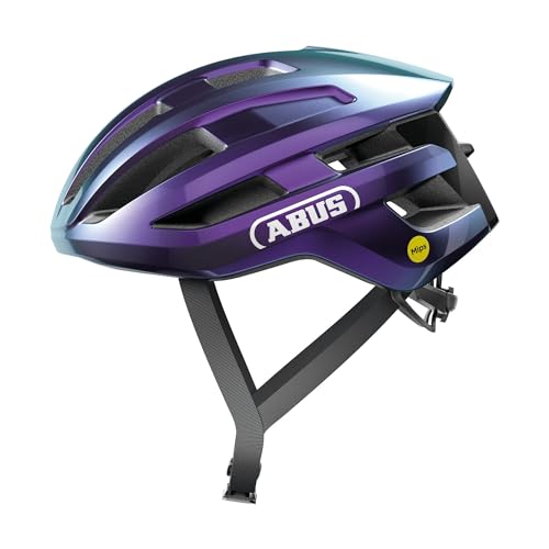 Abus, Casco Per Bici Da Corsa Abus Powerdome Mips, Casco Da Bici Leggero Con Sistema Di Ventilazione Avanzato E Protezione Contro Gli Impatti, Made In