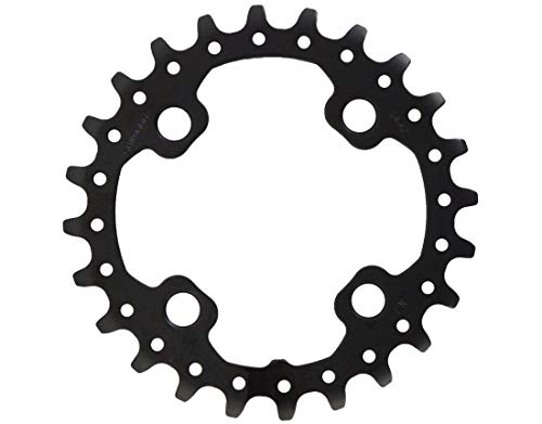 Shimano Unisex - Adulto Deore Fc-M617 Collana, Nero, 24 Denti