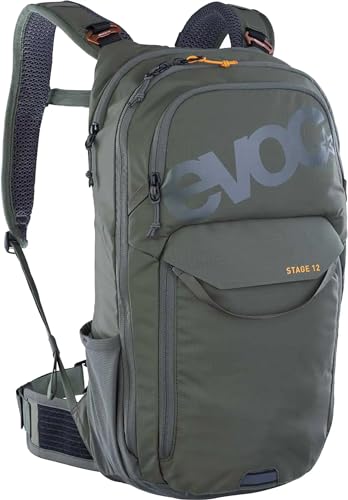 Evoc, Sac À Dos Stage 12 Vert Dark Olive Unisex Adulto, Nero, Taglia Unica