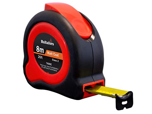 Hultafors Tkc8Me Tuf-Lok - Nastro Tascabile 8 M, Larghezza 25 Mm