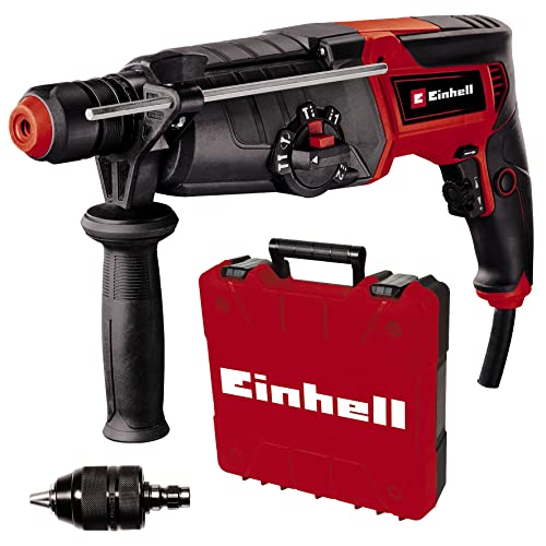Einhell Martello Perforatore Te-Rh 950 5F (950 W, Cambio A 2 Marce, Forza 3 J, Attacco Sds-Plus, Potenza Di Foratura Calcestruzzo 28 Mm, Arresto Di Pr