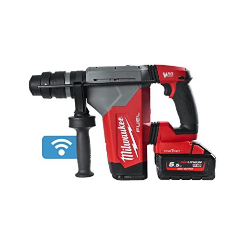 Perforatore Sds M18 Onefhpx 552X Milwaukee + 18V 2 Batterie 5,5 Ah - 4933478496