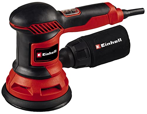 Einhell Smerigliatrice Orbitale Tc-Rs 425 E (425 W, Piatto Abrasivo Ø 125 Mm, Numero Massimo Di Oscillazioni 26.000 Min-1, Circuito Oscillante 2,5 Mm,