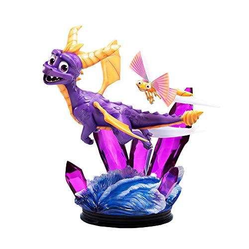 First4Figures First4Figures-Spyro The Dragon Statua In Resina, Colore Viola, Da22C66Aab