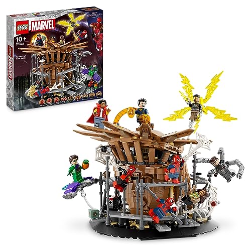 Lego Marvel La Battaglia Finale Di Spider-Man, Ricrea La Scena Di Spider-Man: No Way Home Con 3 Peter Parker E Le Minifigure Di Sandman, Doctor Strang