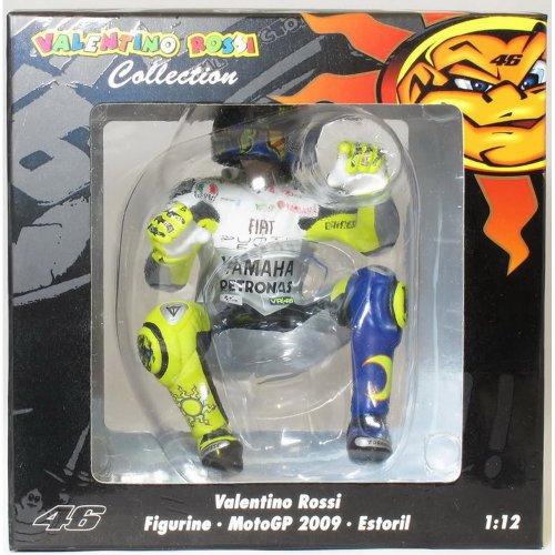 Minichamps 312090146 – Figurine – Valentino Rossi, Moto Gp Estoril, Scala: 1: 12