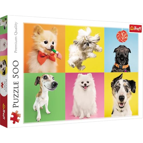 Trefl Puzzle, Colore Cani, 500 Pezzi, 37378