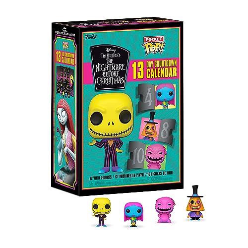 Funko Advent Calendar: 13 Days - Jack Skellington - The Nightmare Before Christmas - (The Nightmare Before Christmas) - Blacklight - Disney: The Night