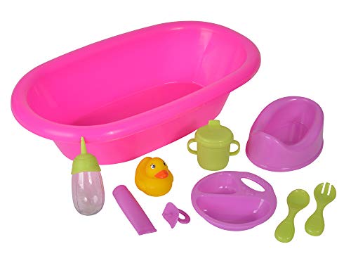 Simba- Vaschetta Da Bagno Con Vasino, Paperetta, Biberon, Colore, 105562128