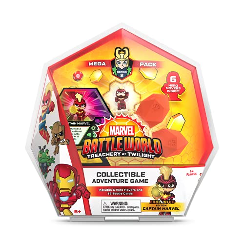 Funko 55150 Marvel Battleworld: Serie 2 Mega Pack - Captain Marvel, Multicolore