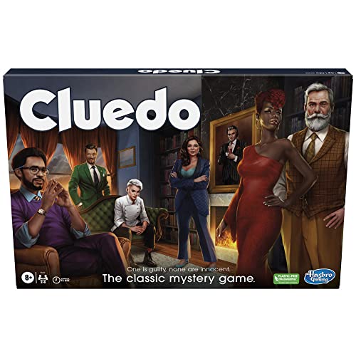 Hasbro Gaming Cluedo Gioco Da Tavolo, Gioco Cluedo Reinventato Per 2-6 Giocatori, Giochi Misteriosi, Giochi Detective, Giochi Per Famiglie Per Bambini