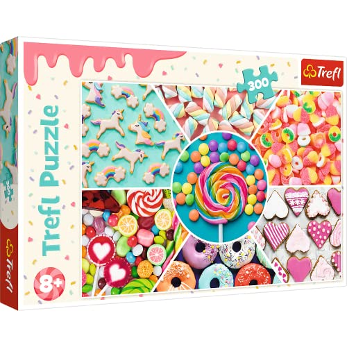 Trefl-300 Elementi, Per Bambini Da 8 Anni Puzzle, Colore Dolci, 300 Pezzi, Süßigkeiten, 23004