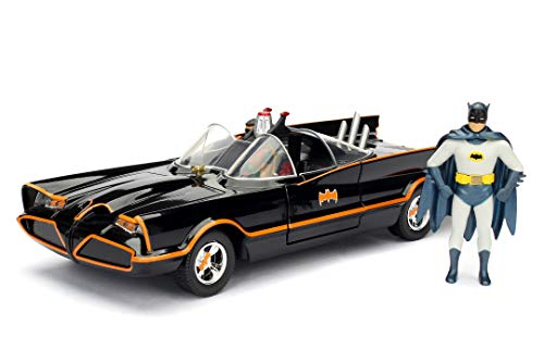 Jada - Dc Batman Batmobile Classic, 253215001, + 8 Anni, Scala 1:24, Personaggio Incluso
