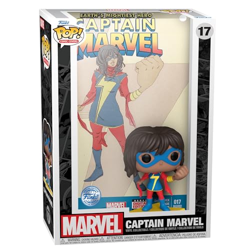 Funko Pop! Comic Cover: Marvel - Kamala Khan - Figura In Vinile Da Collezione - Idea Regalo - Merchandising Ufficiale - Giocattoli Per Bambini E Adult