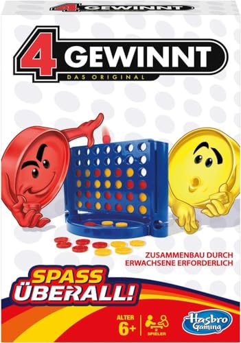 Hasbro - Forza 4: Travel Gioco Di Strategia (Versione In Tedesco)