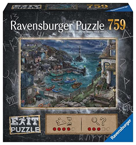 Ravensburger Puzzle Exit 17365 Il Faro Solitario, Puzzle Da 759 Pezzi, Per Adulti E Bambini Dai 14 Anni