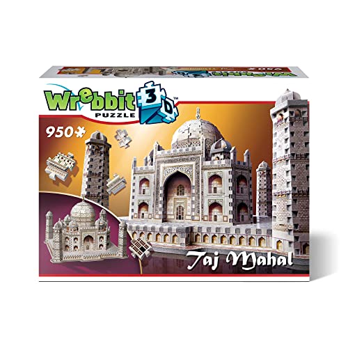 Wrebbit3D , Taj Mahal (950Pc), 3D Puzzle, Ages 8+