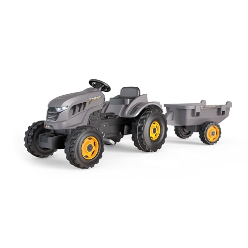 Smoby - Trattore Stronger Xxl + Rimorchio, 7600710202, 3 Anni
