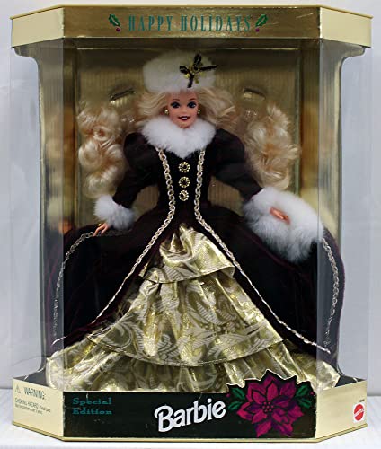 Mattel Happy Holidays Barbie Christmas 1996 By Mattel