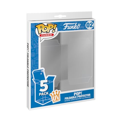 Funko Pop 5 Pack Foldable - Vetrina Protettiva Premiums Pop! Figure In Vinile Da Collezione - Espositore Durevole, Cristallino E Impilabile
