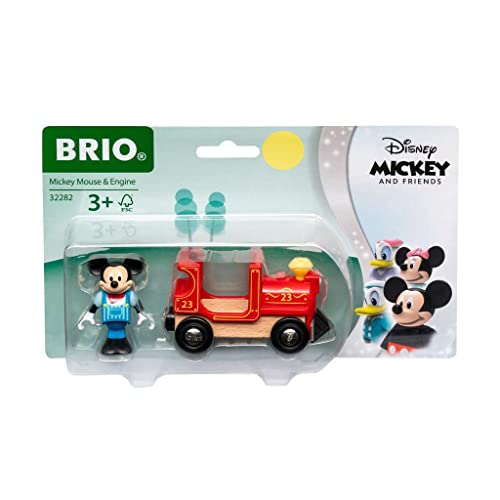 Brio Locomotiva E Topolino, Treni Brio, Disney, Topolino, Età Raccomandata 3+ Anni, Compatibile Con Tutti I Prodotti Brio