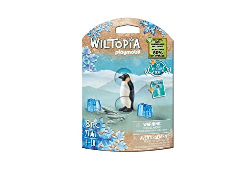 Playmobil 71061 Wiltopia Emperor Penguin, Animal Toy,For Children 4-10, Sustainable Toy Animals, Penguin Toy, Collectible Toy For Kids, Made Form 80%