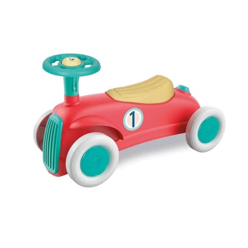 Clementoni Macchinina Cavalcabile, Made In Italy, Play For Future, Gioco Primi Passi, 12 Mesi+, 17308, Rosso