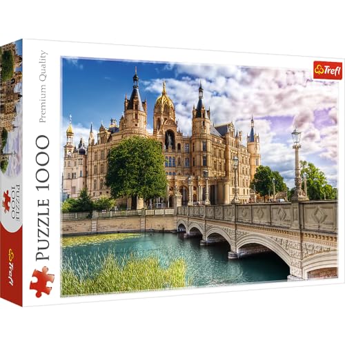 Trefl 1000 Elementi, Vista Del Castello, Ponte, Monumenti, Te, Intrattenimento Creativo, Regalo, Divertimento, Classici Puzzle, Colore Sull'Isola, Sch