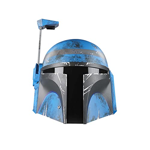 Hasbro Star Wars The Black Series, Casco Elettronico Premium Di Axe Woves, Collezionabile Per Roleplay Per Adulti, Ispirato Alla Serie The Mandalorian