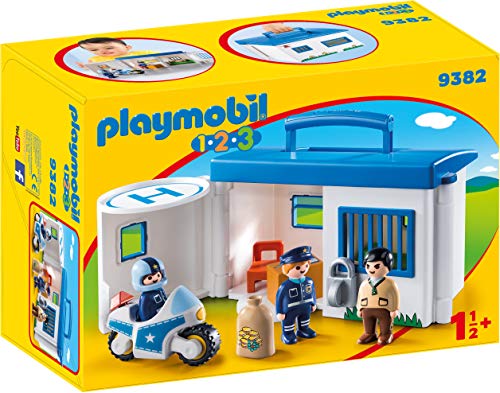 Playmobil 1.2.3, 9382 Centrale Della Polizia Portatile
