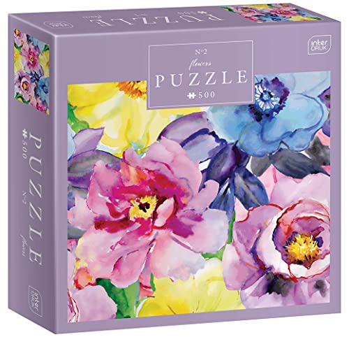 Interdruk Puz500Flo2 - 500 Pieces Puzzle For Adults - Flowers No. 2