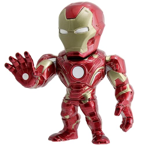 Jada Toys- Marvel Iron Man In Die- Cast, 253221010, +8 Anni, Personaggio Da Collezione, 10 Cm
