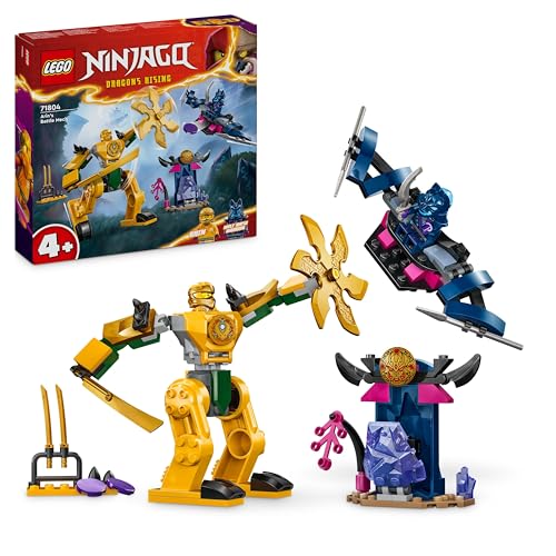 Lego Ninjago Mech Da Battaglia Di Arin, Giochi Per Bambini E Bambine Da 4 Anni In Su, Action Figure Giocattolo Da Costruire Con Starter Brick, Dotato