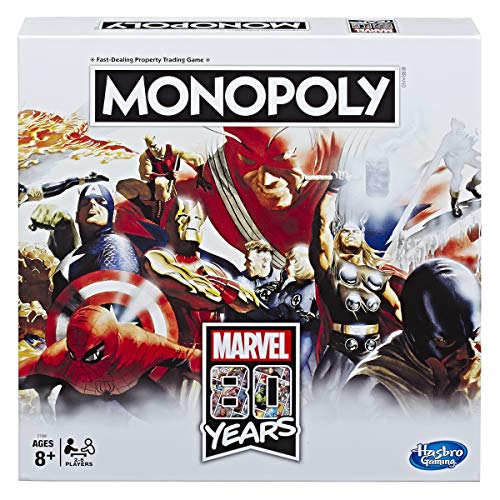 Monopoly - Gioco Da Tavolo Monopoly Marvel 80 Anni Comics, Versione Francese