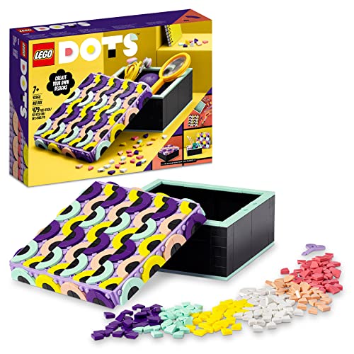 Lego Dots My Big Box, Set Di Giocattoli Fai Da Te Con Contenitore Con Coperchio Portaoggetti, Regalo Creativo, Giochi Per Bambini E Bambine 41960