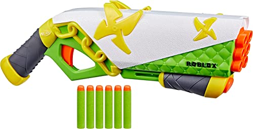 Nerf Roblox Ninja Legends: Shadow Sensei Dart Blaster, Codice Per Riscattare Oggetti Virtuali Esclusivi, 6 Freccette Elite