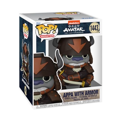 Funko Pop! Super: Avatar: The Last Airbender - Appa With Armor - La Leggenda Di Aang - Figura In Vinile Da Collezione - Idea Regalo - Merchandising Uf