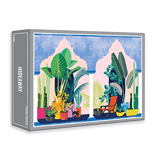 Hideaway Di Cloudberries – Puzzle Per Adulti Moderno E Divertente Che Raffigura Un Bellissimo Luogo Di Relax Tra Cactus E Piante (500 Pezzi)