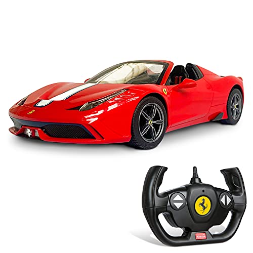 Mondo Motors, Ferrari 458 Speciale A , Modello In Scala 1: 14, Fino A 10 Km/H Di Velocità, Auto Giocattolo Per Bambini 63283
