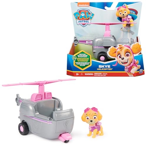 Paw Patrol, Elicottero Di Skye, Veicolo E Personaggio Skye, Giochi Bambini, 3+ Anni