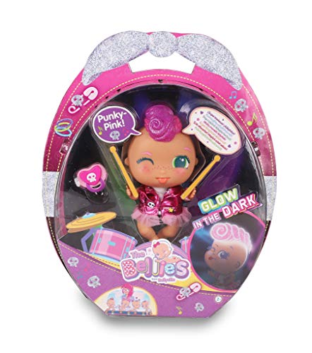 The Bellies From Bellyville- Bambolotto Neonato, Pupazzo Interattivo, Colore Beige, 700016273