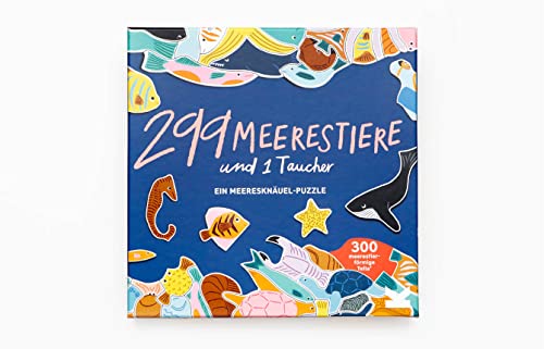 Laurence King Publishing 299 Fish And A Diver Puzzle: An Aquatic Cluster Puzzle: 300 Pieces