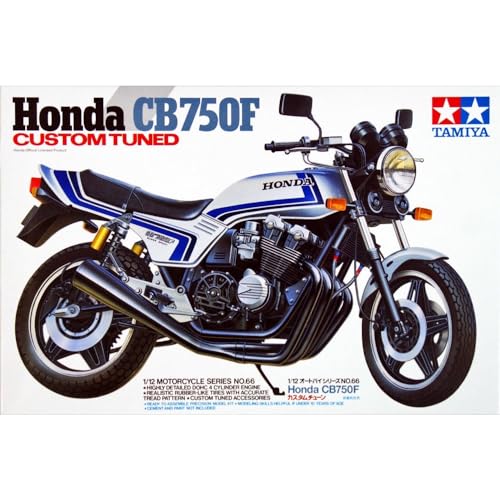 Tamiya 300014066 - Modellino Honda Cb 750F Custom Tuned, Scala: 1:12
