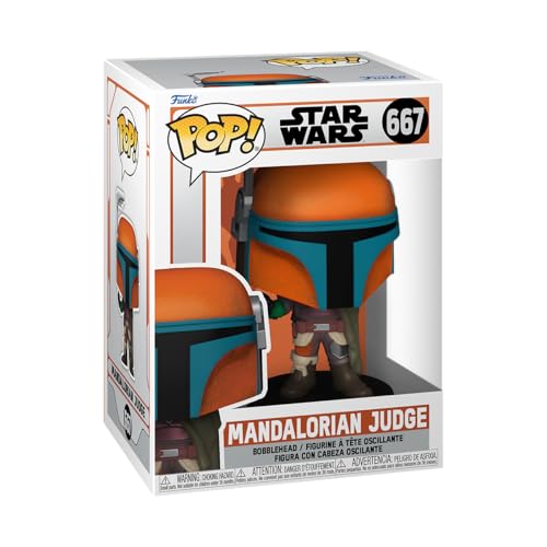 Funko Pop! Vinyl: Star Wars: The Mandalorian S9 - The Judge Macaroon - Figura In Vinile Da Collezione - Idea Regalo - Merchandising Ufficiale - Giocat