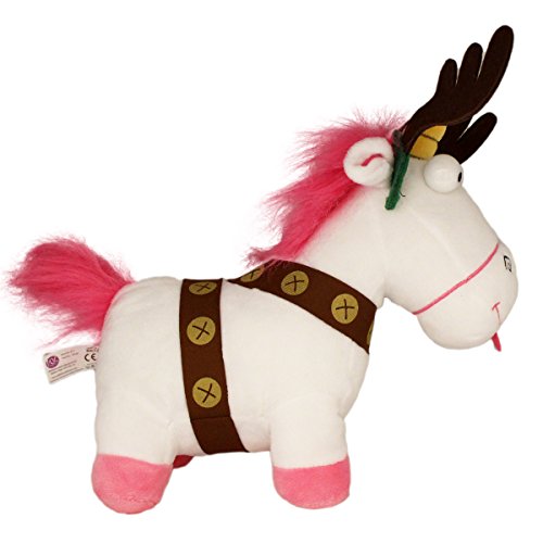 Peluche Fluffy Unicorno Travestito Da Renna Natale Da Cattivissimo Me Minions - Altezza 25Cm