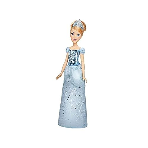 Disney Princess Royal Shimmer - Bambola Di Cenerentola, Bambola Con Gonna E Accessori Moda, Giocattolo Per Bambini Dai 3 Anni In Su