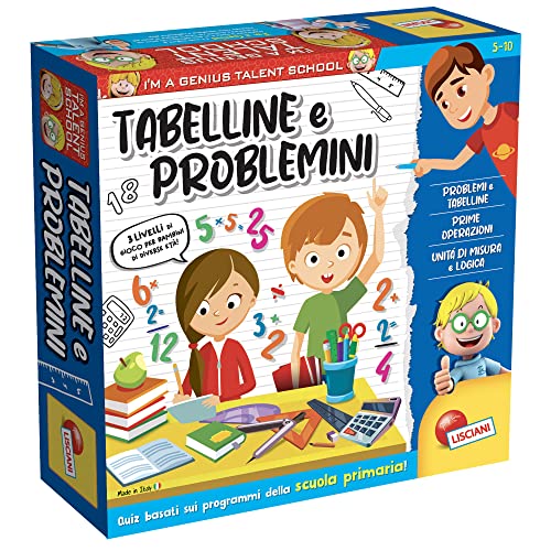 Lisciani Giochi I'M A Genius Ts Tabelline E Problemini, Multicolore, 100491